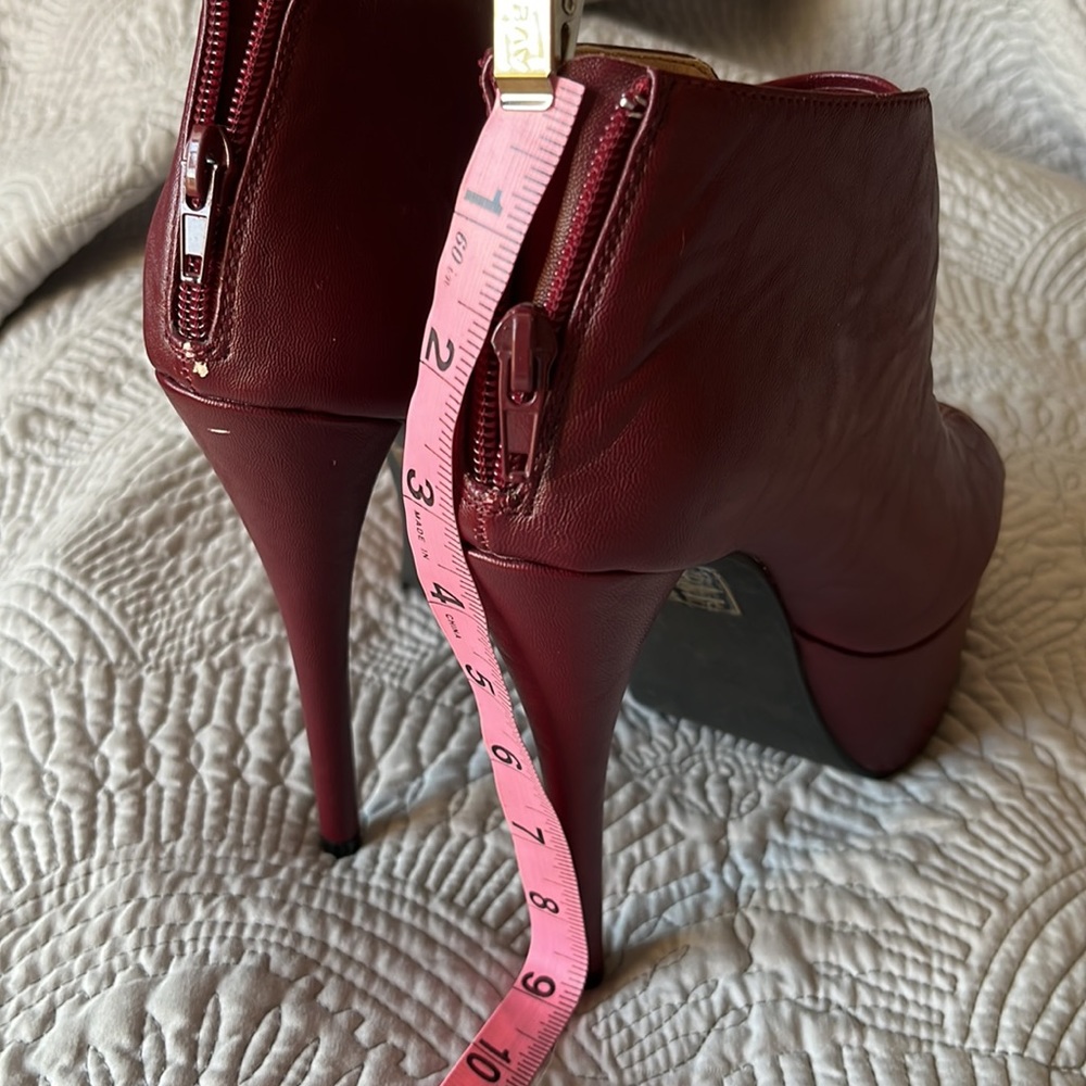 SCENE  size 8 Color Burgundy - Picture 3 of 9